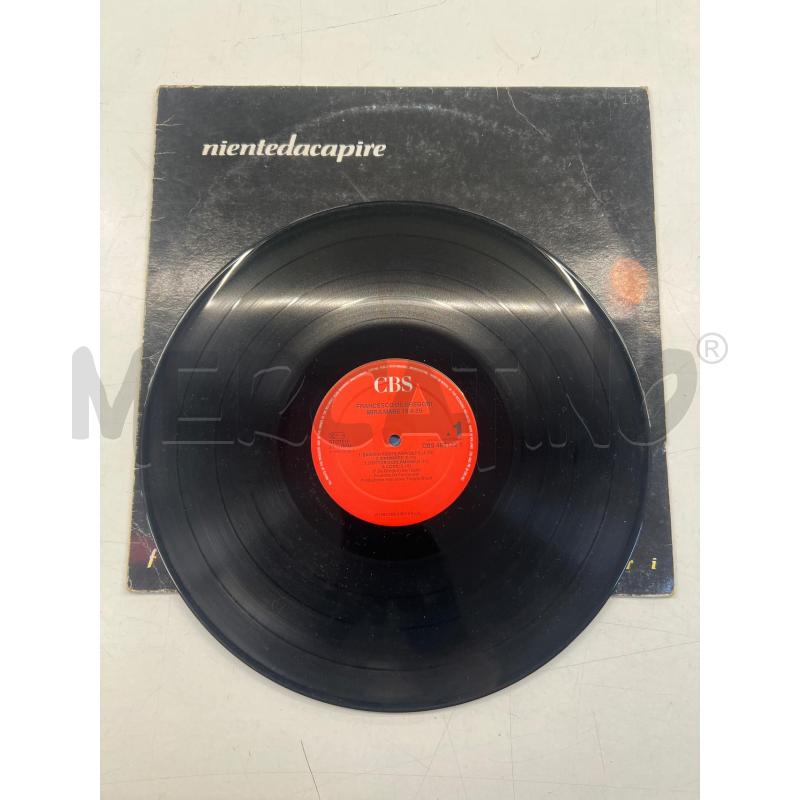 LP VINILE NIENTEDACAPIRE FRANCESCO DE GREGORI SERR 467156 1  | Mercatino dell'Usato Teramo 2
