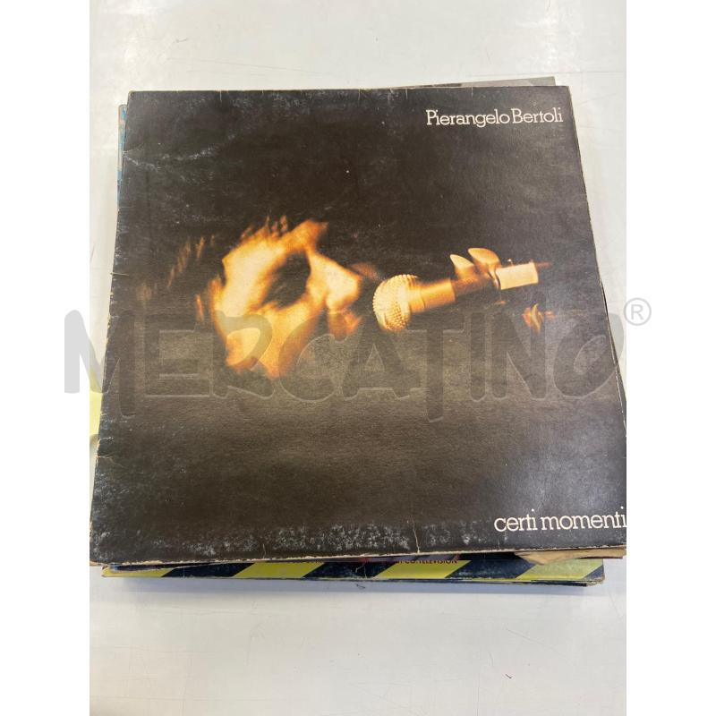 LP VINILE PIERANGELO BERTOLI CERTI MOMENTI | Mercatino dell'Usato Teramo 1