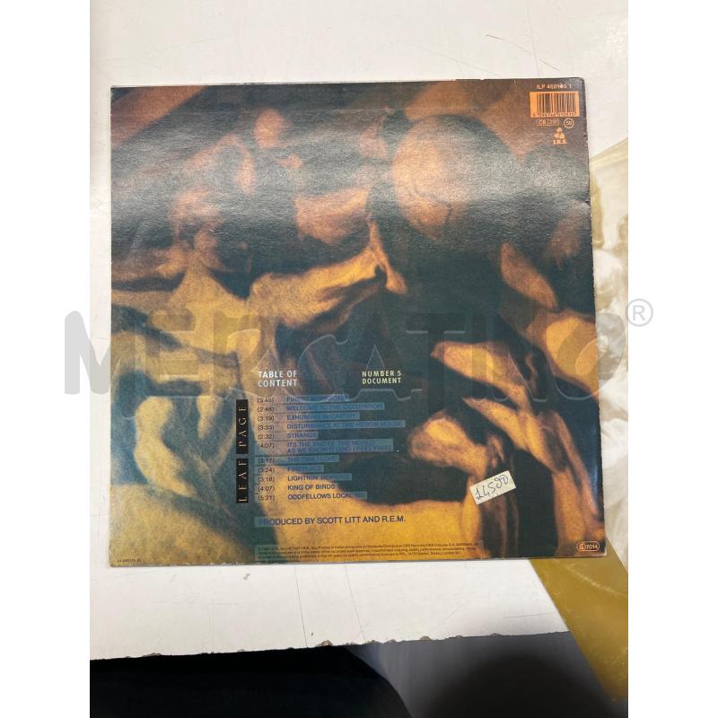 LP VINILE REM DOCUMENT  | Mercatino dell'Usato Teramo 3