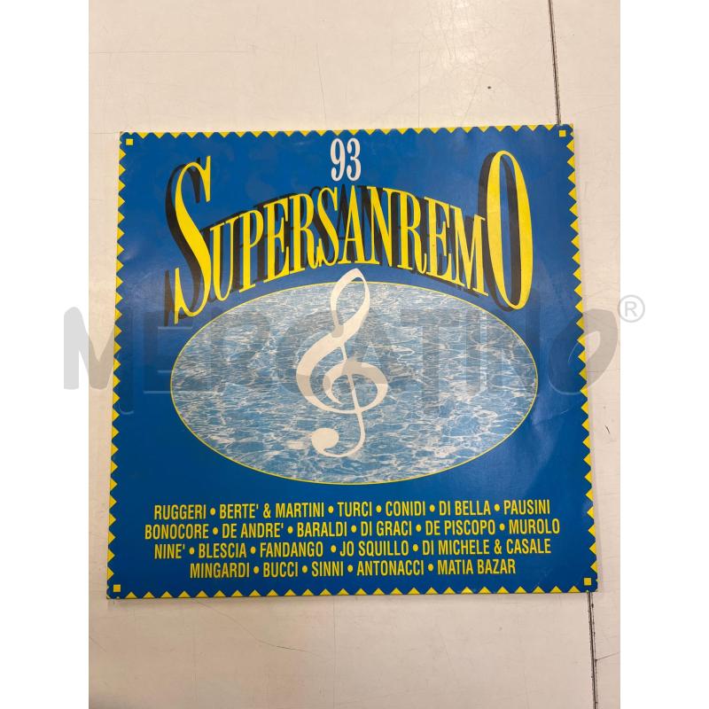LP VINILE SUPERSANREMO 93 | Mercatino dell'Usato Teramo 1