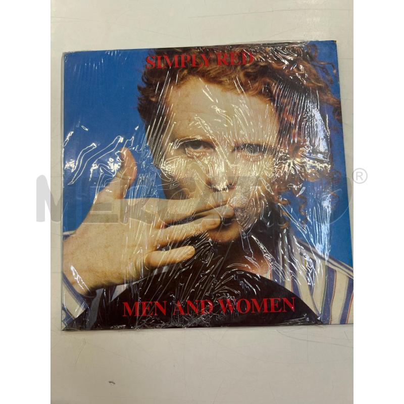 LP VINILE SYMPLY RED MEN AND WOMEN | Mercatino dell'Usato Teramo 1