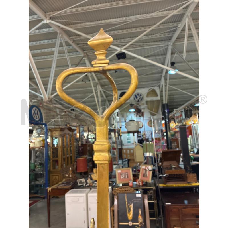 LUCERNA FIORENTINA VECCHIA IN OTTONE PIENO H72CM | Mercatino dell'Usato Teramo 3