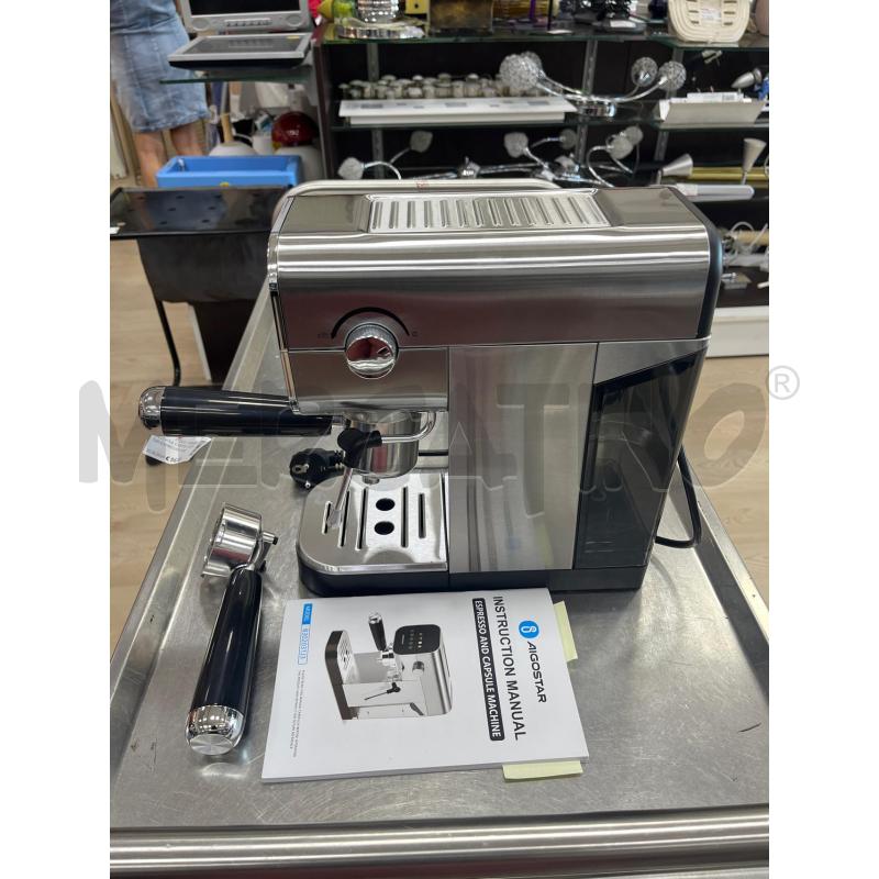 MACCHINA CAFFE' AIGOSTAR ESPRESSO MACINATO E CAPSULE | Mercatino dell'Usato Teramo 2