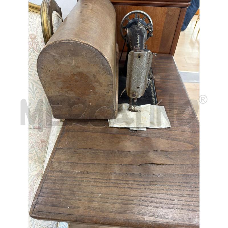 MACCHINA CUCIRE D'EPOCA SINGER PIEDE METALLO  | Mercatino dell'Usato Teramo 4