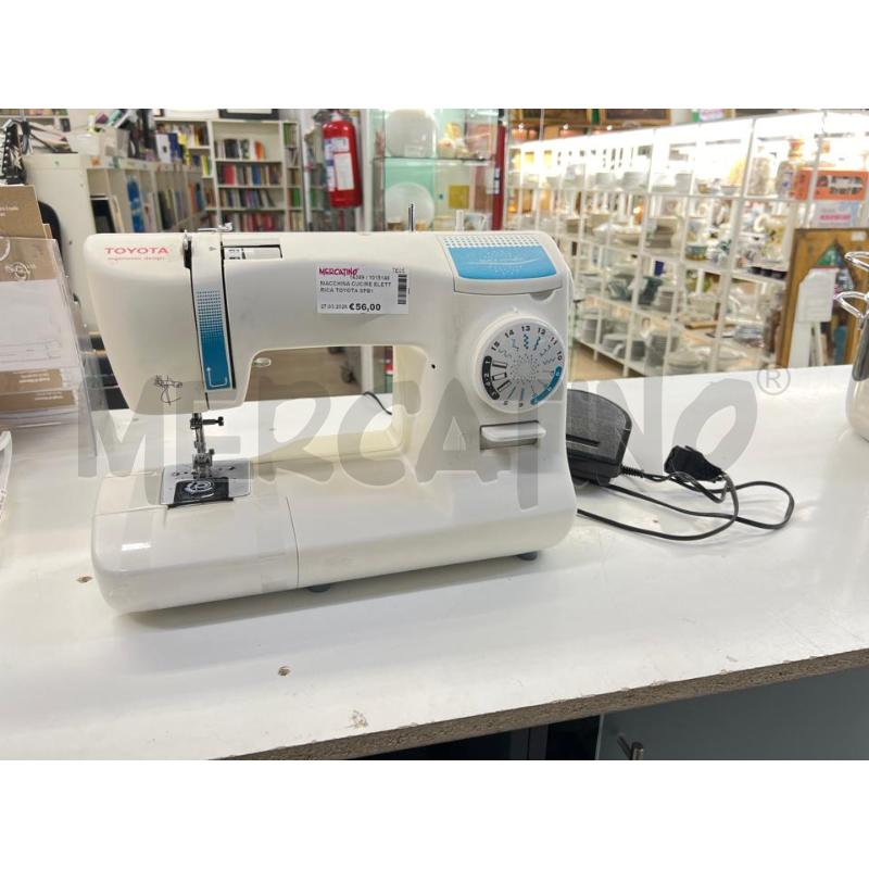 MACCHINA CUCIRE ELETTRICA TOYOTA SPB15 | Mercatino dell'Usato Teramo 1