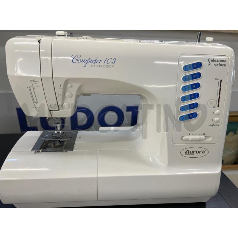 MACCHINA CUCIRE ELETTRICA  AURORA COMPUTER 103 | Mercatino dell'Usato Teramo 1