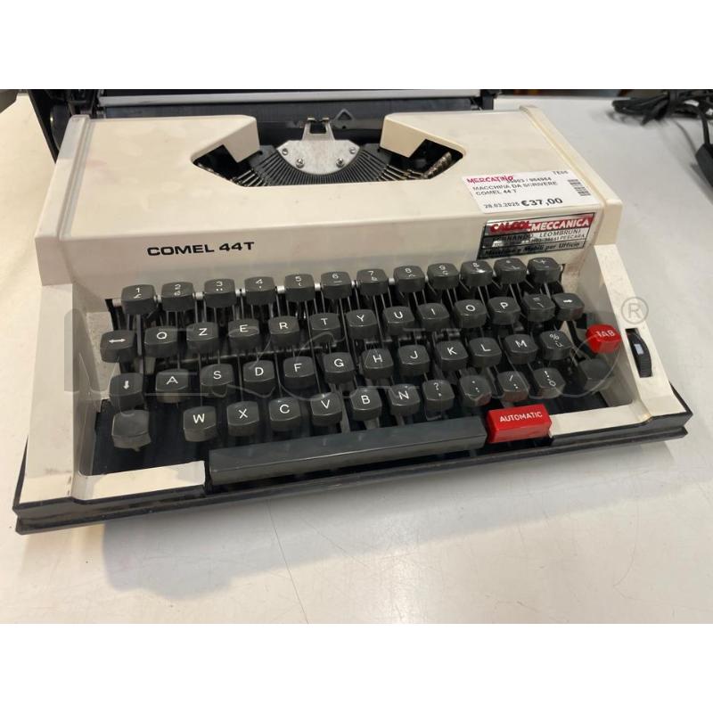 MACCHINA DA SCRIVERE COMEL 44 T | Mercatino dell'Usato Teramo 3