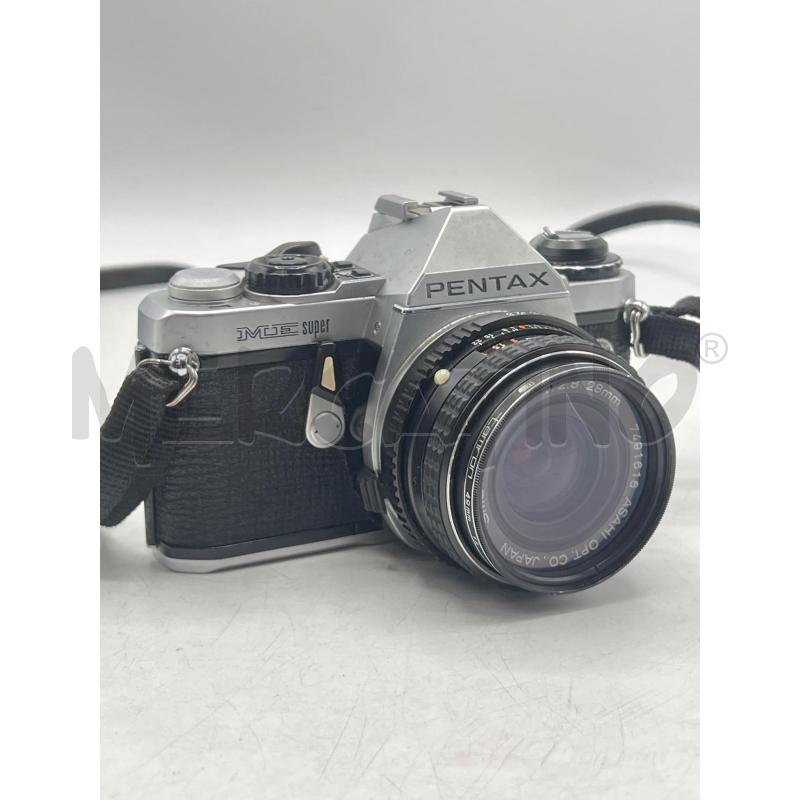 MACCHINA FOTOGRAFICA PENTAX ME SUPER + PBIETTIVO 28 MM ASAHI  | Mercatino dell'Usato Teramo 2