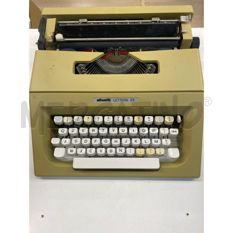 MACCHINA SCRIVERE D'EPOCA OLIVETTI LETTERA 25 | Mercatino dell'Usato Teramo 1