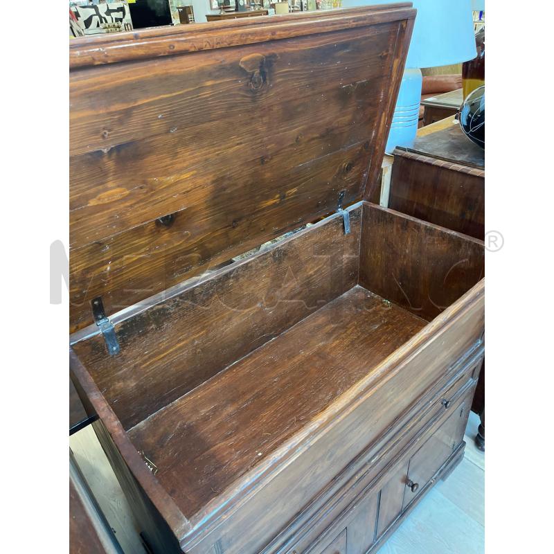 MADIA IN LEGNO CASSAPANCA SEMPLICE C NOCE | Mercatino dell'Usato Teramo 2