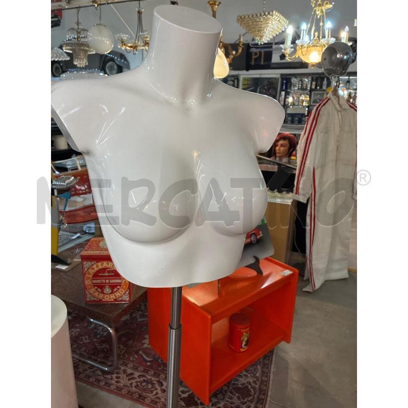 MANICHINO DONNA MEZZOBUSTO BASE INOX | Mercatino dell'Usato Teramo 2