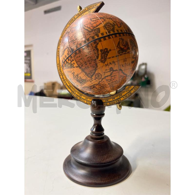 MAPPAMONDO MEDIO STILE ANTICO LEGNO MADE IN ITALY | Mercatino dell'Usato Teramo 1