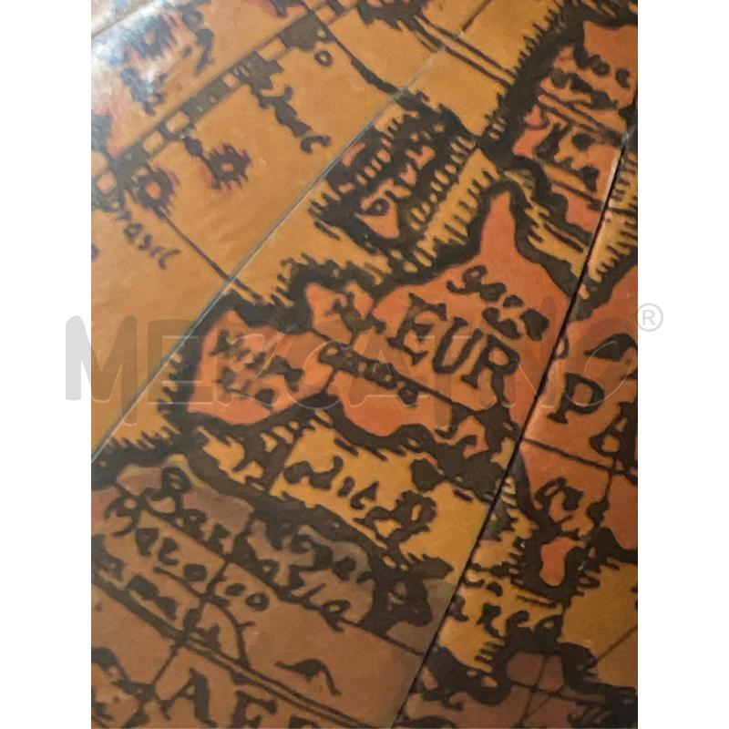 MAPPAMONDO MEDIO STILE ANTICO LEGNO MADE IN ITALY | Mercatino dell'Usato Teramo 2