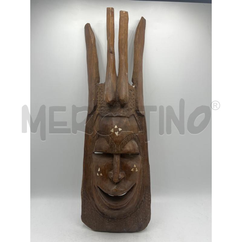 MASCHERA IN LEGNO ETNICA | Mercatino dell'Usato Teramo 1