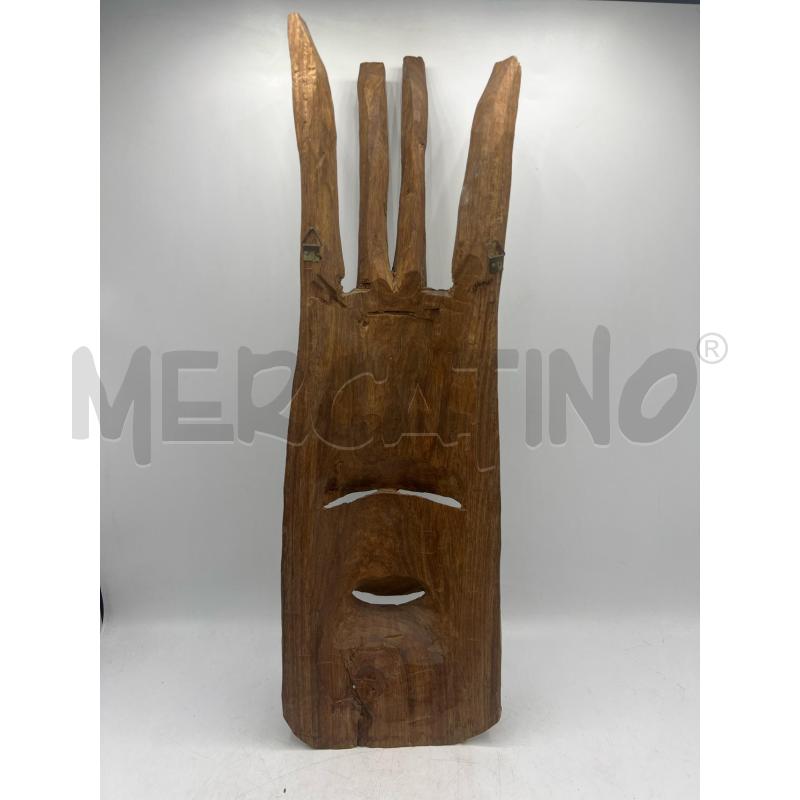 MASCHERA IN LEGNO ETNICA | Mercatino dell'Usato Teramo 2