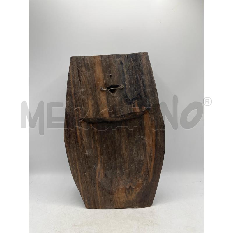 MASCHERA LEGNO AFRICANA IN EBANO | Mercatino dell'Usato Teramo 3