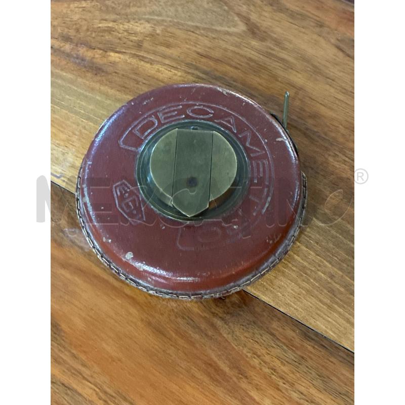METRO DECAMETRO E G I IN PELLE E OTTONE VINTAGE | Mercatino dell'Usato Teramo 1
