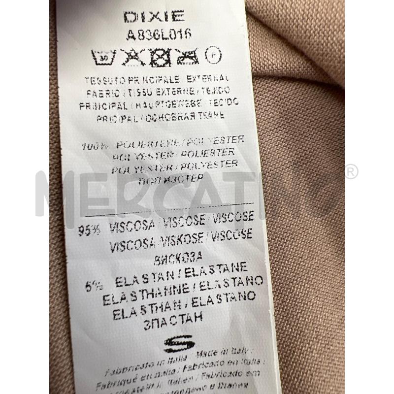 MINI ABITO DIXIE ROSA ANTICO PLISSETTATO SMANICATO | Mercatino dell'Usato Teramo 4