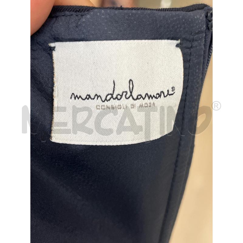 MINI ABITO MANDORLAMORE BLU NOTTE NO SPALLINE | Mercatino dell'Usato Teramo 3