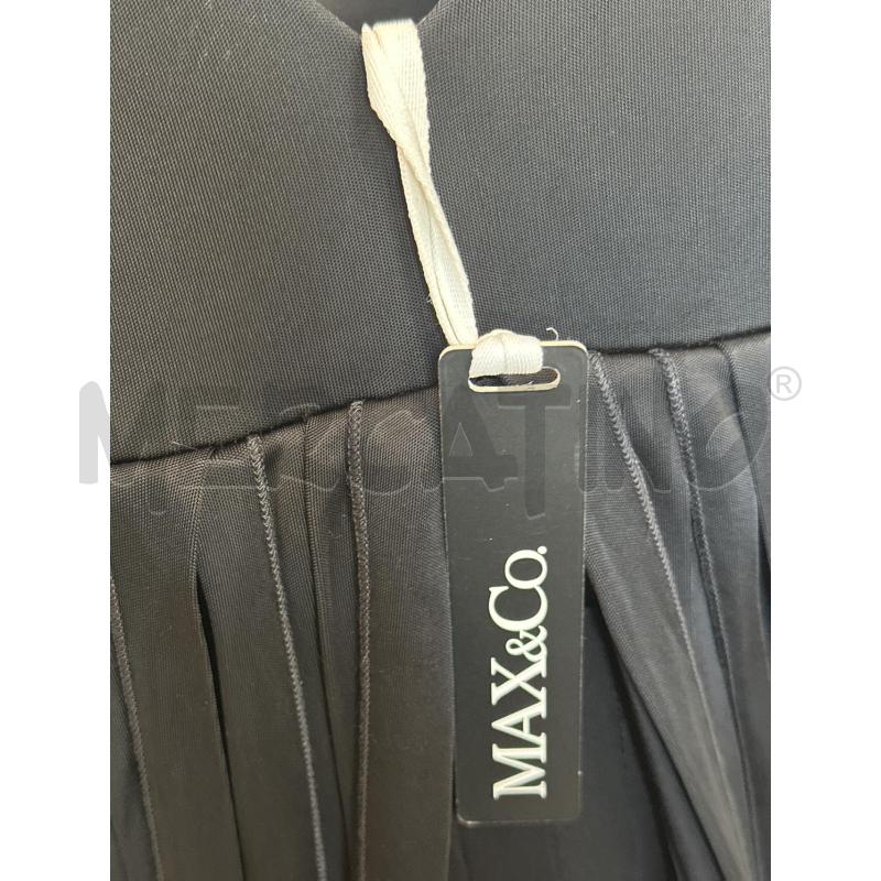 MINI ABITO MAX&CO NERO TOP CUCITURE VERTICALI | Mercatino dell'Usato Teramo 4