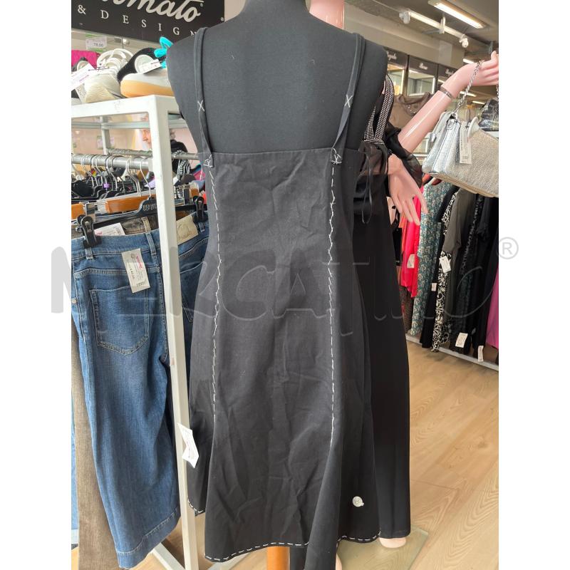 MINI ABITO MOSCHINO NERO CURITURE BIANCHE TIPO IMBASTITO  | Mercatino dell'Usato Teramo 2