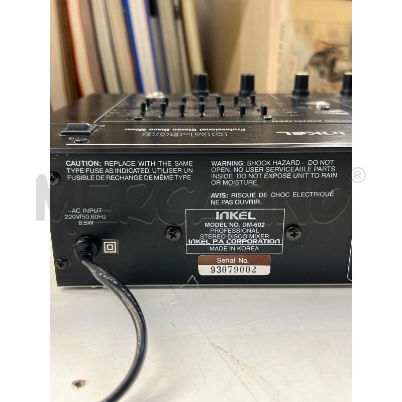 MIXER DJ INKEL DM 602 FUNZIONANTE OTTIME CONDIZIONI | Mercatino dell'Usato Teramo 4