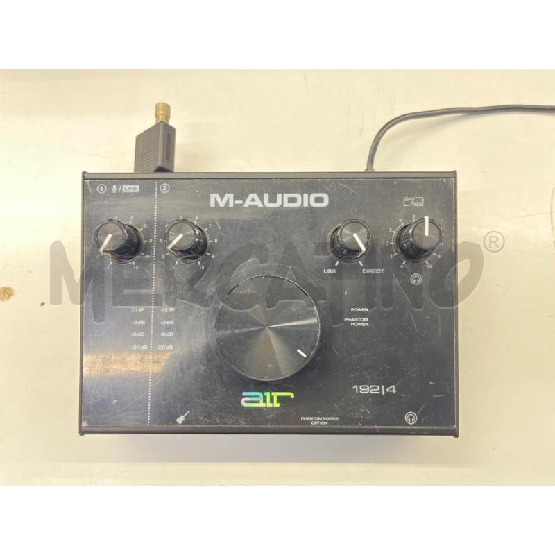 MIXER SCHEDA AUDIO M AUDIO AIR 192 4  | Mercatino dell'Usato Teramo 1
