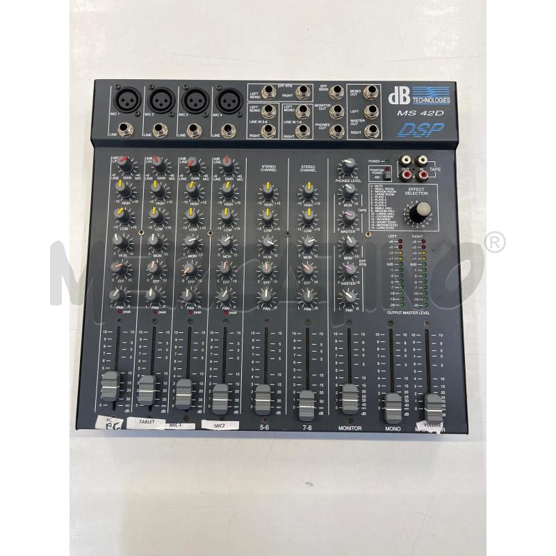 MIXER VINTAGE DB TECHNOLOGIES MS 42D DSP SENZA CAVO  | Mercatino dell'Usato Teramo 1