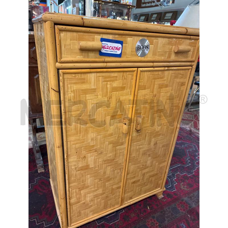 MOBILETTO BAMBOO RATTAN 2 SP 1 CAS | Mercatino dell'Usato Teramo 3