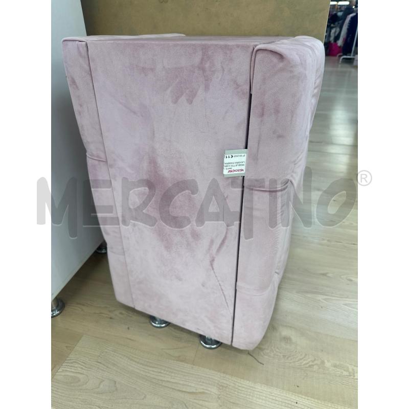 MOBILETTO CABINET DA LAVORO FODERATO TESSUTO ROSA CON STRASS | Mercatino dell'Usato Teramo 2