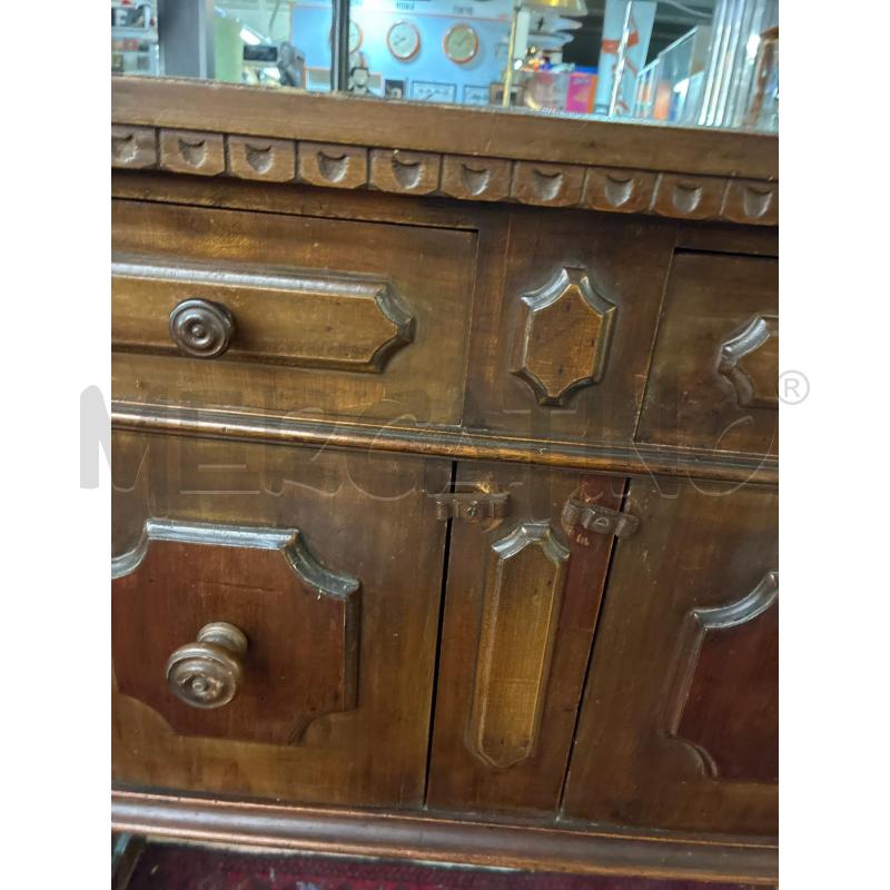 MOBILETTO EPOCA IN LEGNO 2 SP 2 CASS STILE LOMBARDO | Mercatino dell'Usato Teramo 5