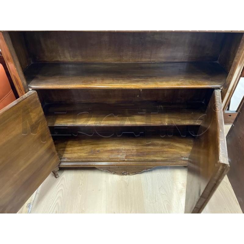 MOBILETTO LEGNO ANTICO 2 ANTE BASSO INTARSIATO | Mercatino dell'Usato Teramo 4