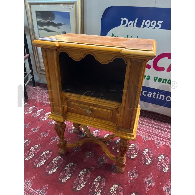 MOBILETTO LEGNO EPOCA TUTTO LAVORATO | Mercatino dell'Usato Teramo 1