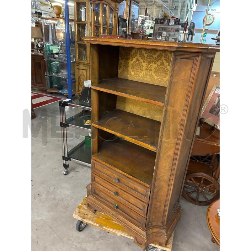 MOBILETTO LEGNO T LIBRERIA PICCOLA CON CASSETTINI - SAGOMATA | Mercatino dell'Usato Teramo 1
