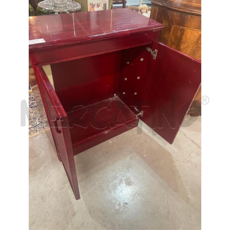 MOBILETTO VIMVINI RATTAN ROSSO BORDEAUX 2 SPORTELLI | Mercatino dell'Usato Teramo 5