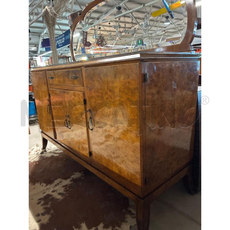MOBILE BUFFET LEGNO GRANDE DECO' + MARMO CALACATTA NERO VENATO DORATO + SPECCHIERA - MARMO OPACIZZAT | Mercatino dell'Usato Teramo 4