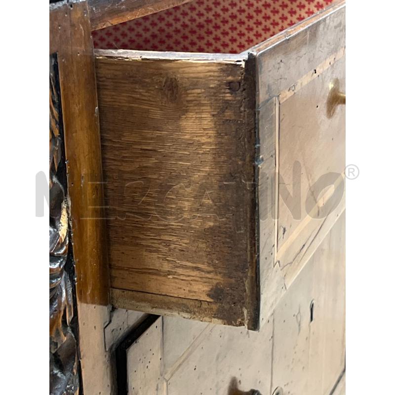 MOBILE SERVANTE 2 CASSETTI 2 SPORTELLI FATTO IN LEGNO SETTECENTESCO .- PRODUZIONE CEREA | Mercatino dell'Usato Teramo 5