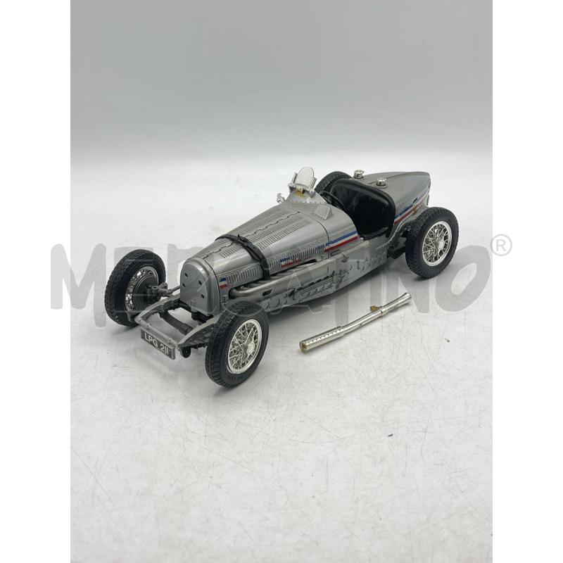 MODELLINO AUTO BURAGO BUGATTI TYPE 59 GRAND PRIX - 1 A 18 MADE IN ITALY - DIFETTO | Mercatino dell'Usato Teramo 1