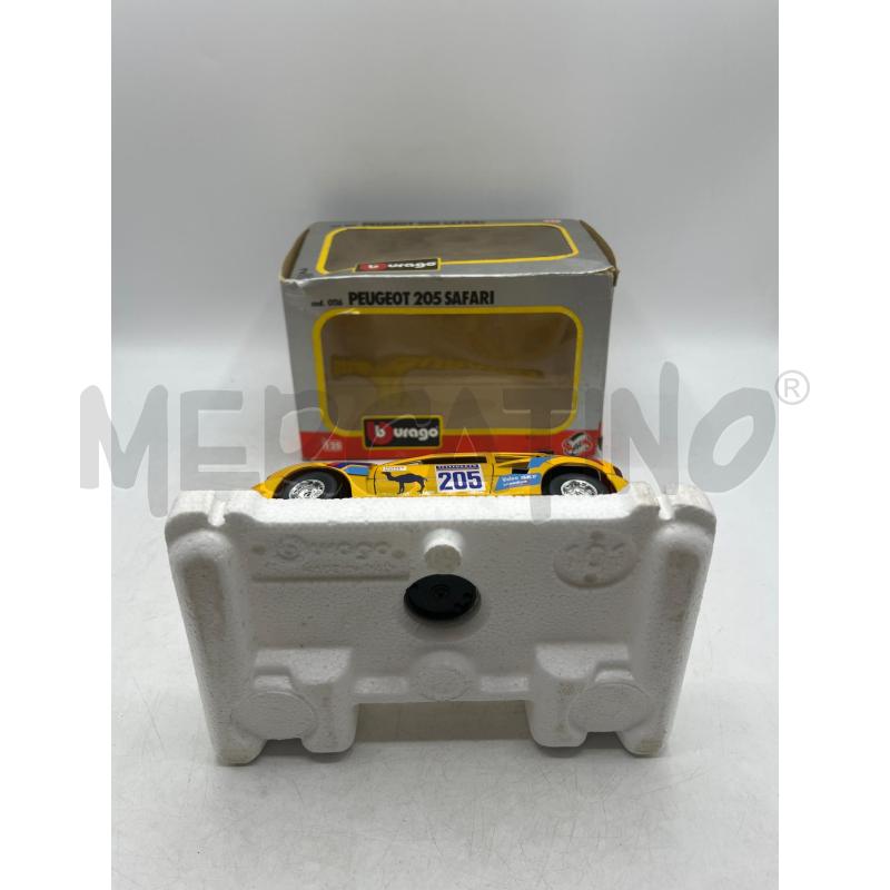 MODELLINO AUTO BURAGO PEUGEOT 205 SAFARI 1.25 ITALY  | Mercatino dell'Usato Teramo 5