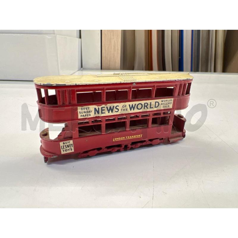 MODELLINO AUTO MADE IN ENGLAND BY LESNEY LONDON TRANSPORT TRAM INGLESE VINTAGE | Mercatino dell'Usato Teramo 1