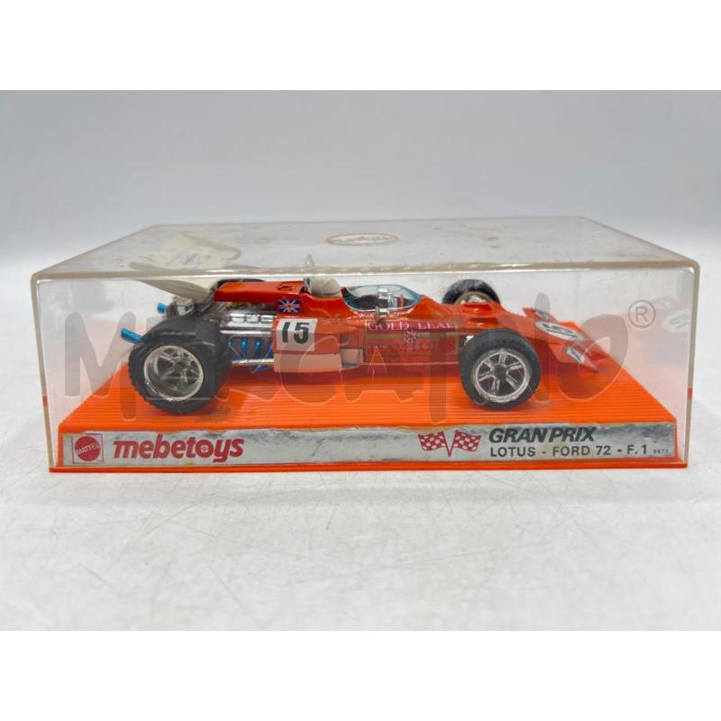 MODELLINO AUTO MEBETOYS MATTEL GRAND PRIX LOTUS FORD 72 F.1 6673 SCALA 1 A 43 ANNI 70  | Mercatino dell'Usato Teramo 1