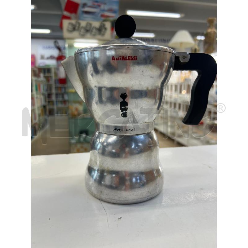 MOKA A DI ALESSI A. MENDINI GRANDE VINTAGE DESIGN ITALY  | Mercatino dell'Usato Teramo 1