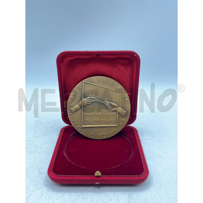 MONETA MEDAGLIA TERCAS CASSA DI RISPARMIO COMMEMORATIVA | Mercatino dell'Usato Teramo 1