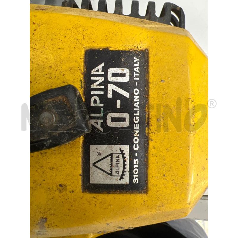 MOTOSEGA A SCOPPIO ALPINA O70 GIALLA | Mercatino dell'Usato Teramo 2