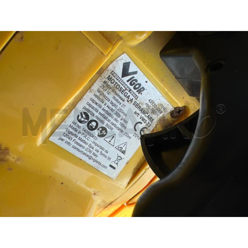 MOTOSEGA A SCOPPIO VIGOR VMS 23  | Mercatino dell'Usato Teramo 2