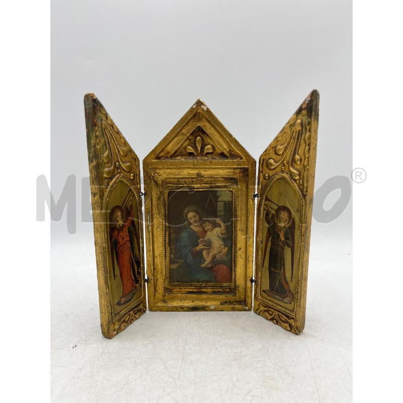 OGGETTO LEGNO T QUADRO TRITTICO SANTI | Mercatino dell'Usato Teramo 1
