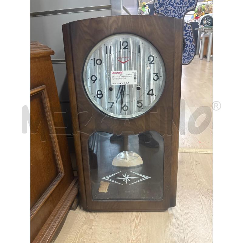 OROLOGIO A PENDOLO IN LEGNO LOENGRIN | Mercatino dell'Usato Teramo 1