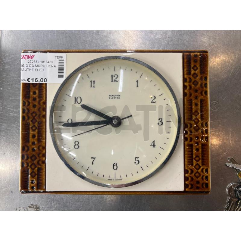 OROLOGIO DA MURO CERAMICA MAUTHE ELECTRIC | Mercatino dell'Usato Teramo 1