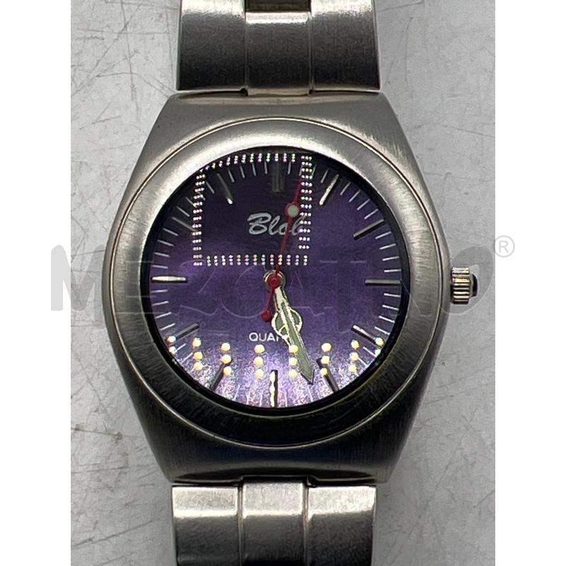 OROLOGIO DA POLSO BLOB QUARTZ TUTTO ACCIAIO QUADRANTE VIOLA | Mercatino dell'Usato Teramo 1