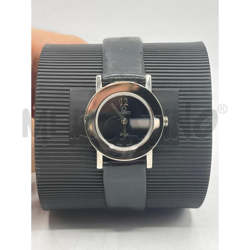 OROLOGIO DA POLSO CADET TONDO ACCIAIO CIN  NERO | Mercatino dell'Usato Teramo 1